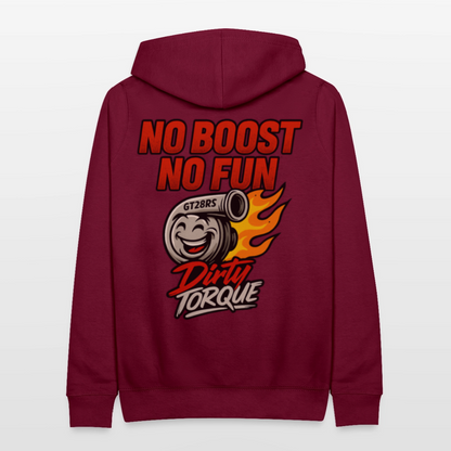 DirtyTorque No Boost No Fun Hoodie Women - Bordeaux