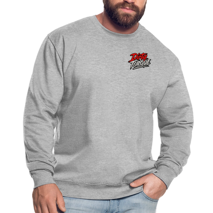 Unisex Pullover - Weißgrau meliert