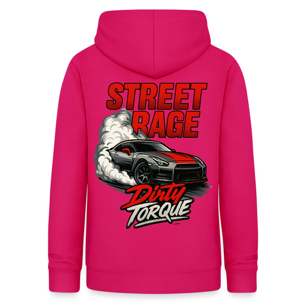 DirtyTorque Street Rage Hoodie Women - dunkles Pink