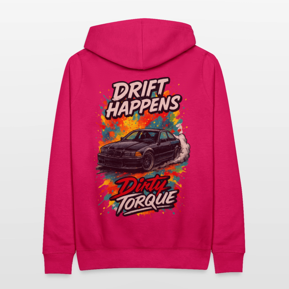 DirtyTorque E36 Drift Frauen Hoodie - dunkles Pink