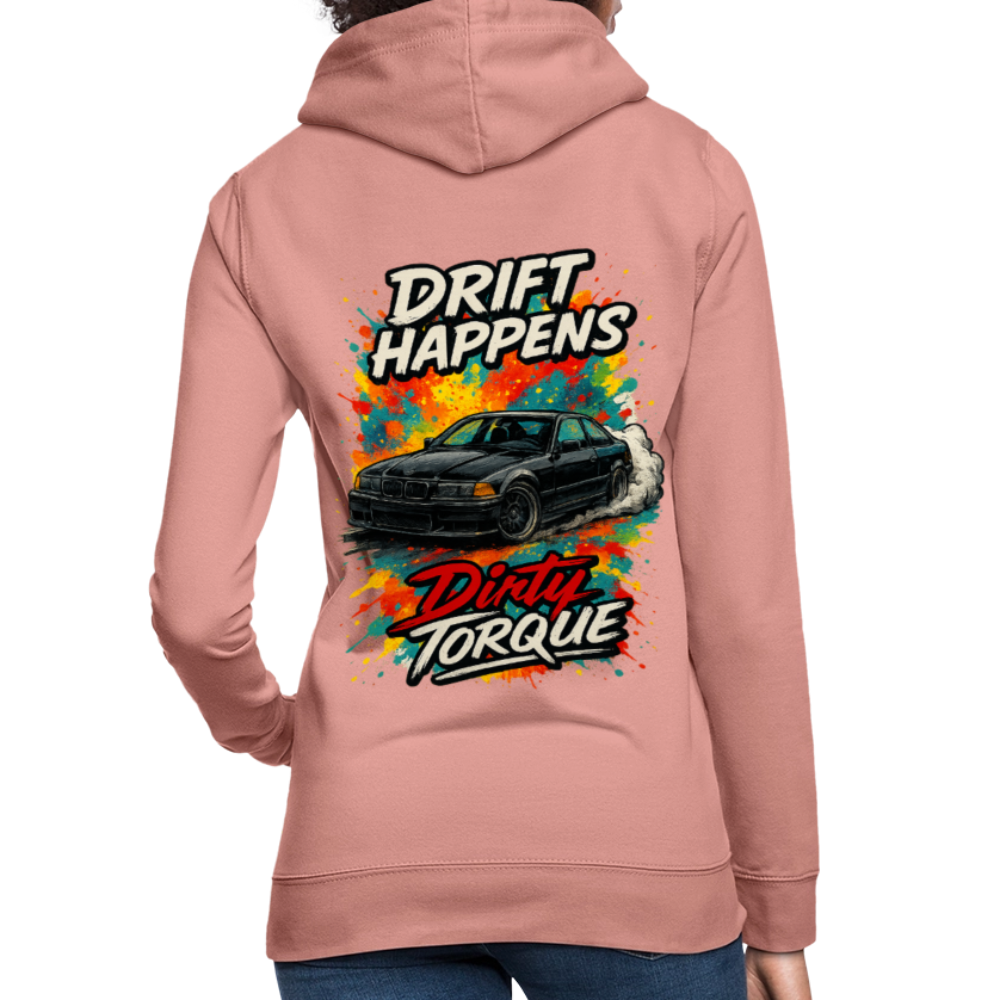 DirtyTorque E36 Drift Frauen Hoodie - Altrosa