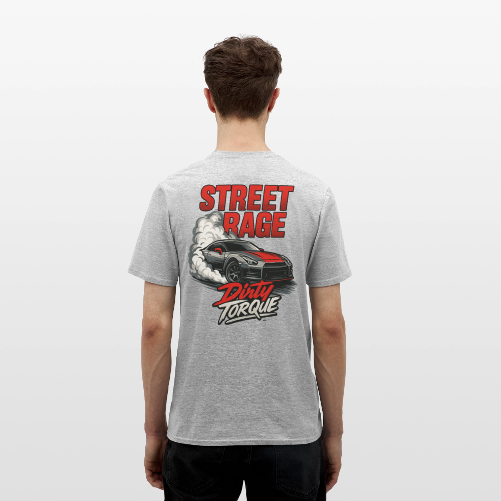 DirtyTorque Street Rage Tee Men - Grau meliert