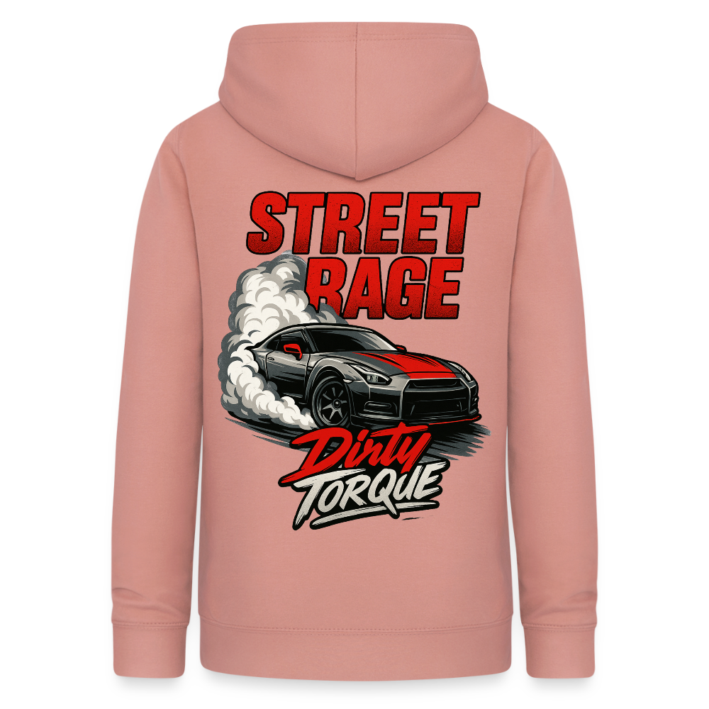 DirtyTorque Street Rage Hoodie Women - Altrosa