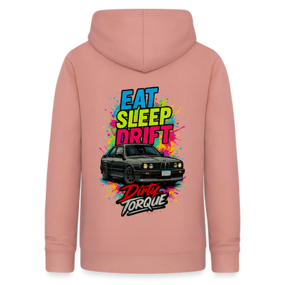 DirtyTorque Eat Sleep Drift Hoodie Women - Altrosa