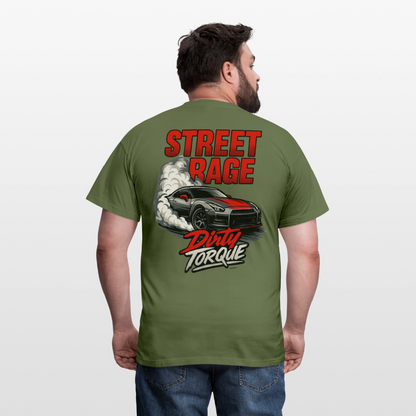 DirtyTorque Street Rage Tee Men - Militärgrün