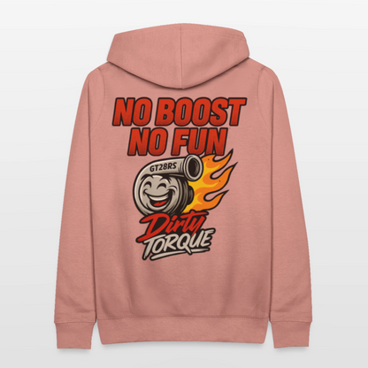 DirtyTorque No Boost No Fun Hoodie Women - Altrosa