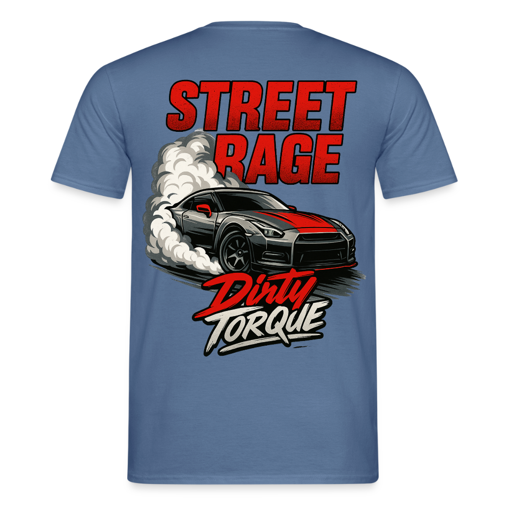 DirtyTorque Street Rage Tee Men - Taubenblau 