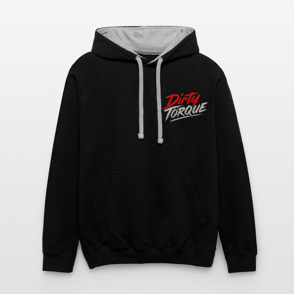 DirtyTorque Daily  Premium Hoodie Unisex - Schwarz/Grau meliert