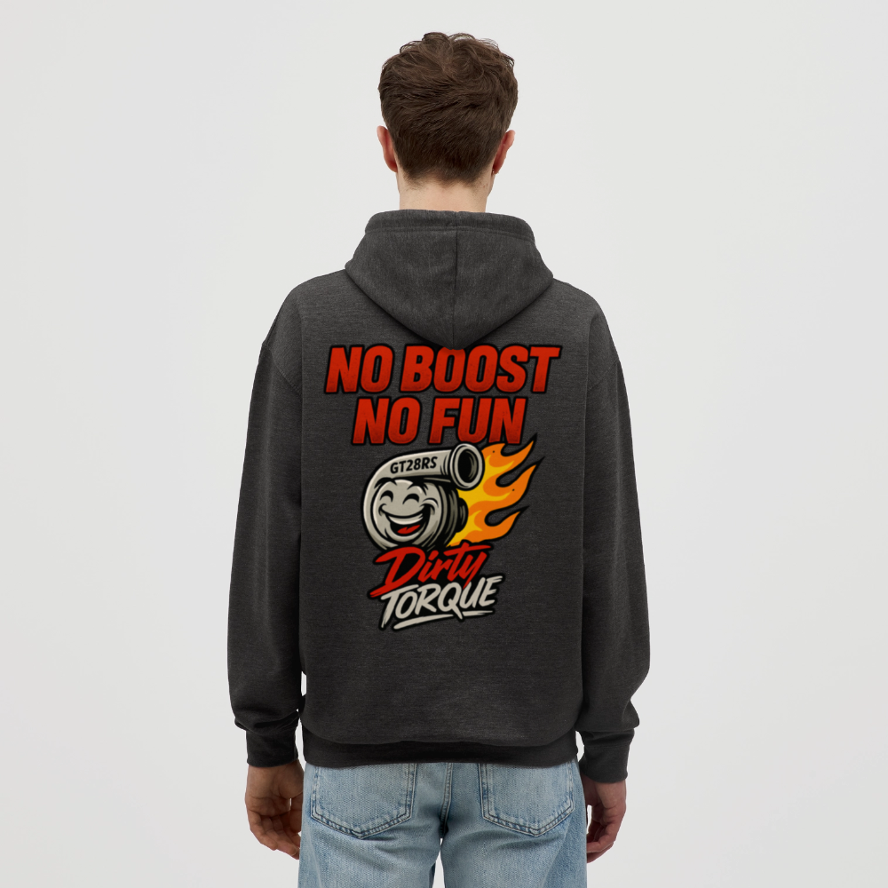 DirtyTorque No Boost No Fun Hoodie Unisex - Anthrazit