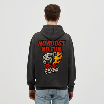 DirtyTorque No Boost No Fun Hoodie Unisex - Anthrazit
