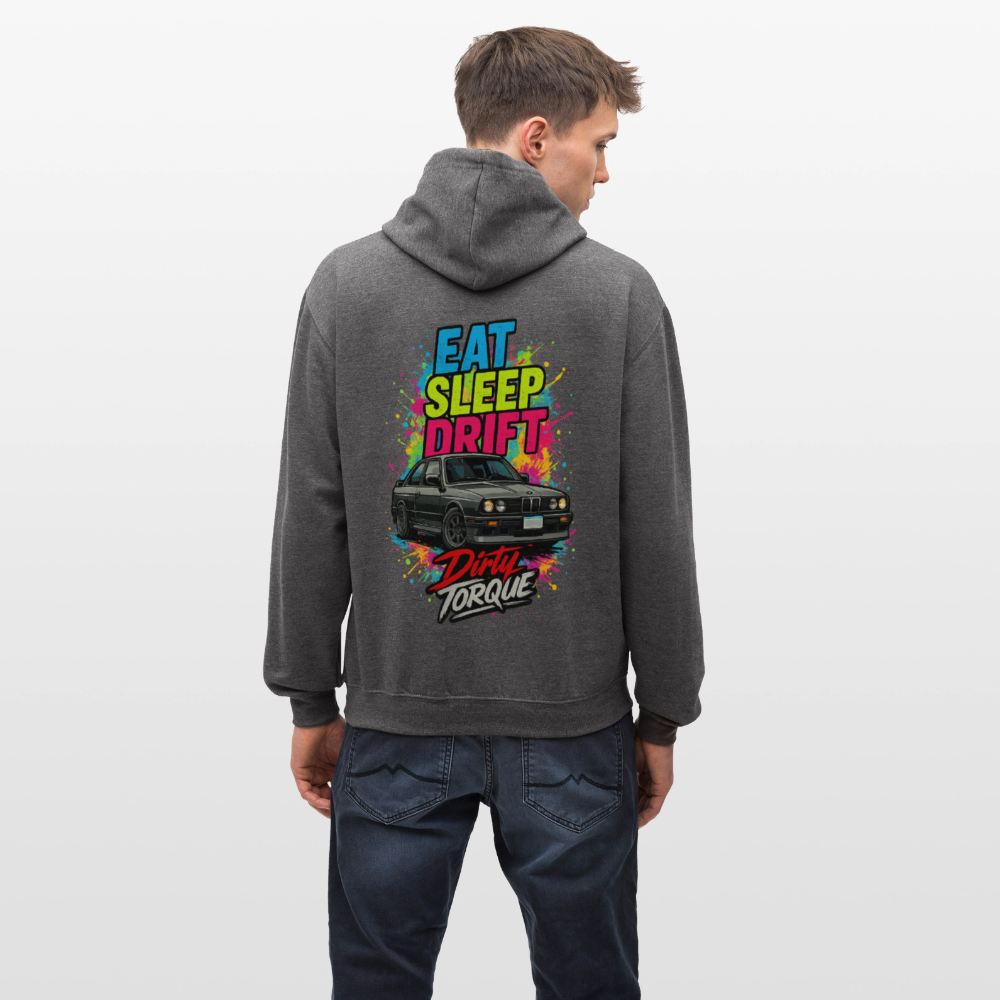 DirtyTorque Eat Sleep Drift  Premium Hoodie Unisex - Anthrazit/Schwarz