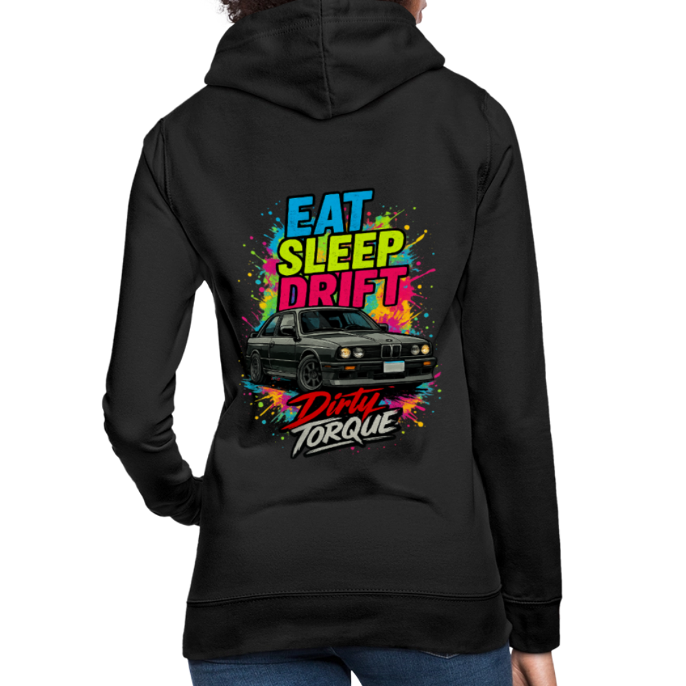 DirtyTorque Eat Sleep Drift Hoodie Women - Schwarz