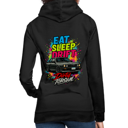 DirtyTorque Eat Sleep Drift Hoodie Women - Schwarz