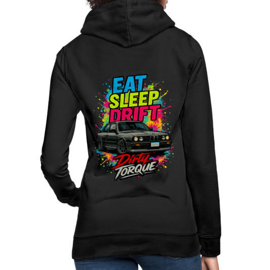 DirtyTorque Eat Sleep Drift Hoodie Women - Schwarz