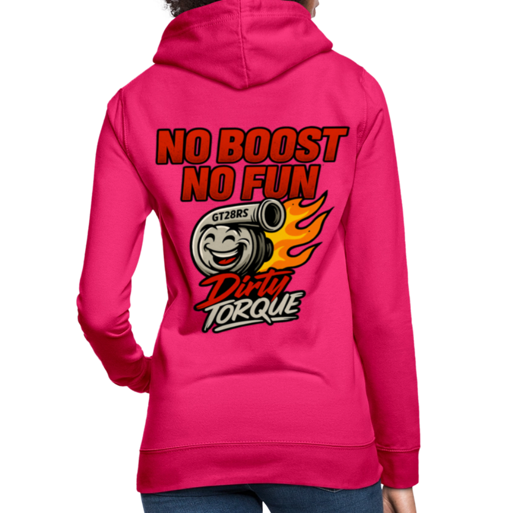 DirtyTorque No Boost No Fun Hoodie Women - dunkles Pink