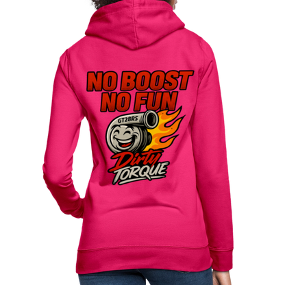 DirtyTorque No Boost No Fun Hoodie Women - dunkles Pink