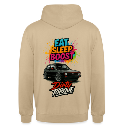 DirtyTorque Eat Sleep Boost Hoodie Unisex - Beige