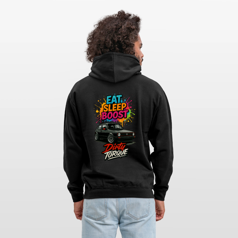 DirtyTorque Eat Sleep Boost Hoodie Unisex - Schwarz