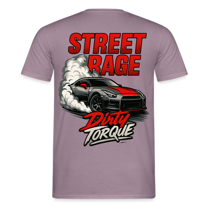 DirtyTorque Street Rage Tee Men - Lilagrau 