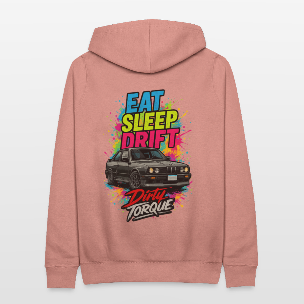 DirtyTorque Eat Sleep Drift Hoodie Women - Altrosa