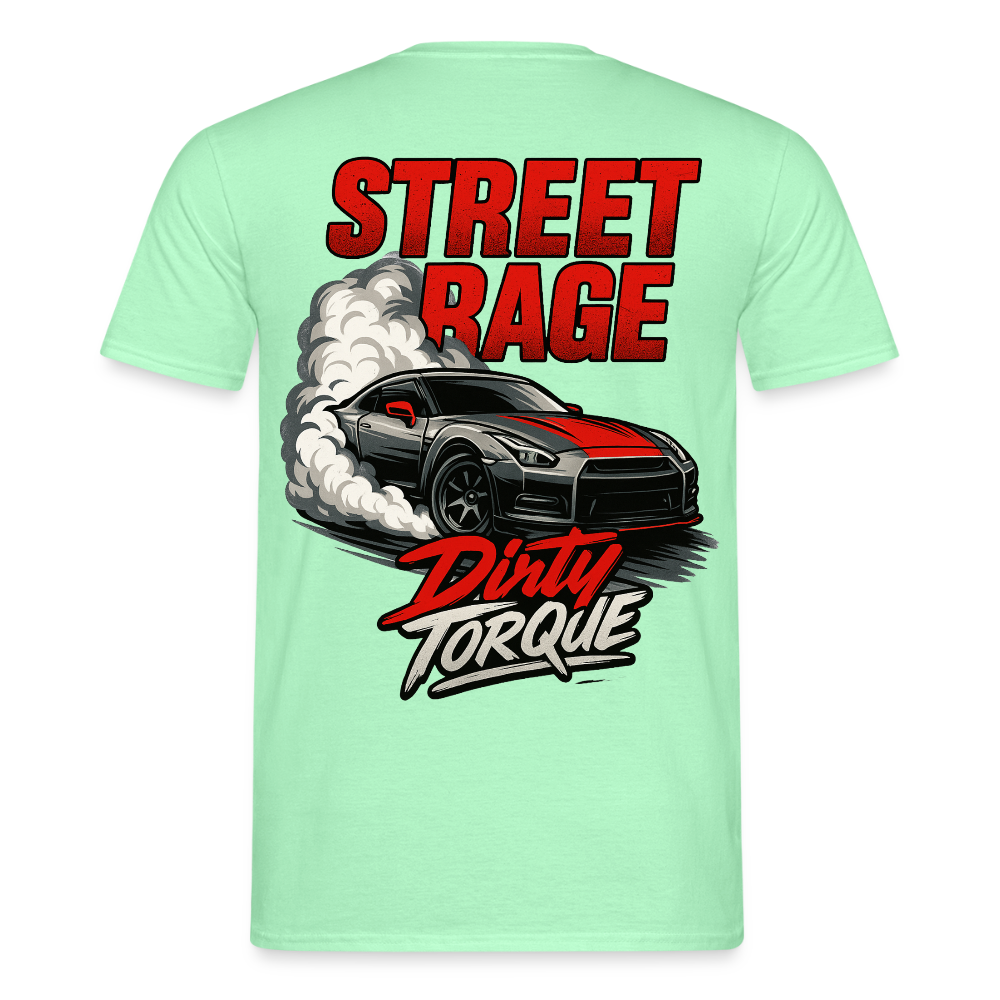 DirtyTorque Street Rage Tee Men - Mintgrün