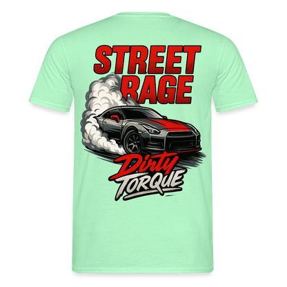 DirtyTorque Street Rage Tee Men - Mintgrün