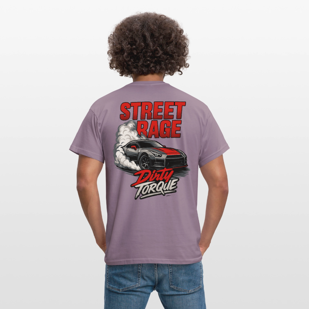DirtyTorque Street Rage Tee Men - Lilagrau 
