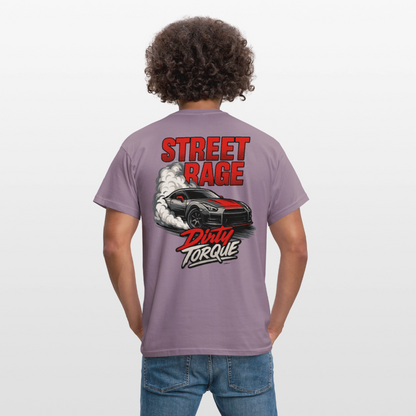 DirtyTorque Street Rage Tee Men - Lilagrau 