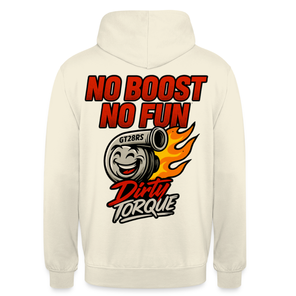DirtyTorque No Boost No Fun Hoodie Unisex - Vanille-Milchshake