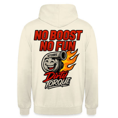 DirtyTorque No Boost No Fun Hoodie Unisex - Vanille-Milchshake