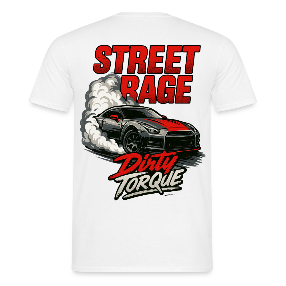 DirtyTorque Street Rage Tee Men - Weiß