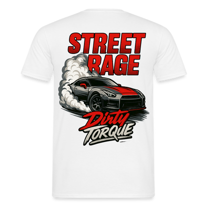 DirtyTorque Street Rage Tee Men - Weiß