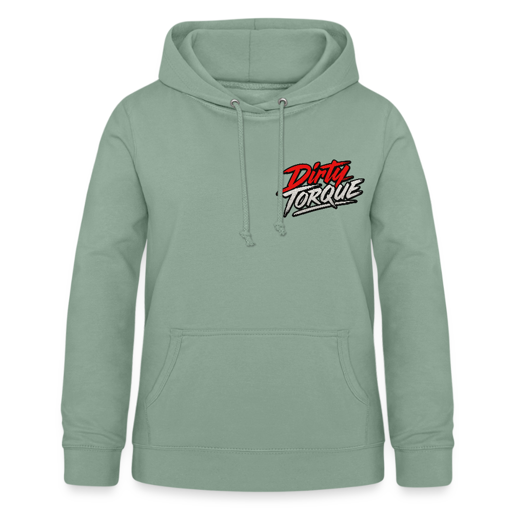 DirtyTorque Street Rage Hoodie Women - Graugrün