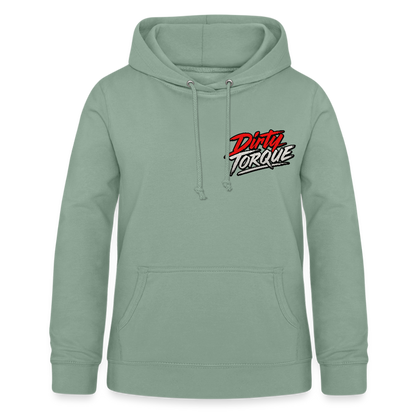 DirtyTorque Street Rage Hoodie Women - Graugrün