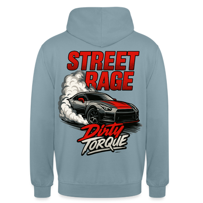 DirtyTorque Street Rage Hoodie Unisex - Nebelblau