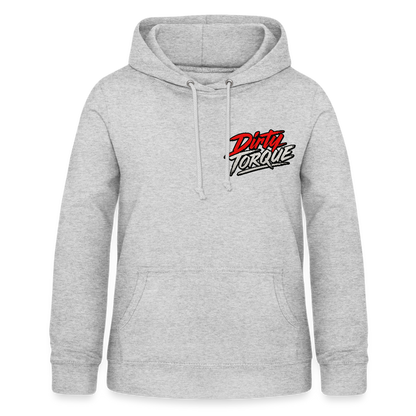 DirtyTorque Street Rage Hoodie Women - Hellgrau meliert
