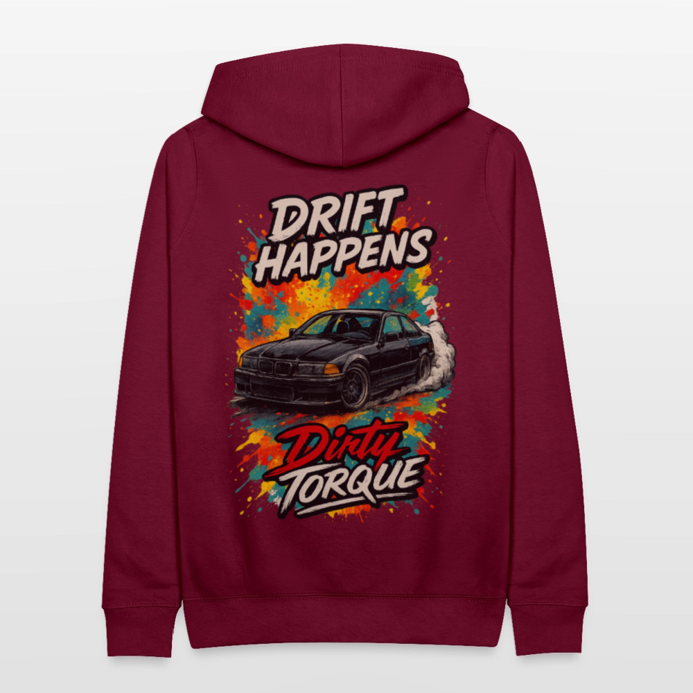 DirtyTorque E36 Drift Frauen Hoodie - Bordeaux