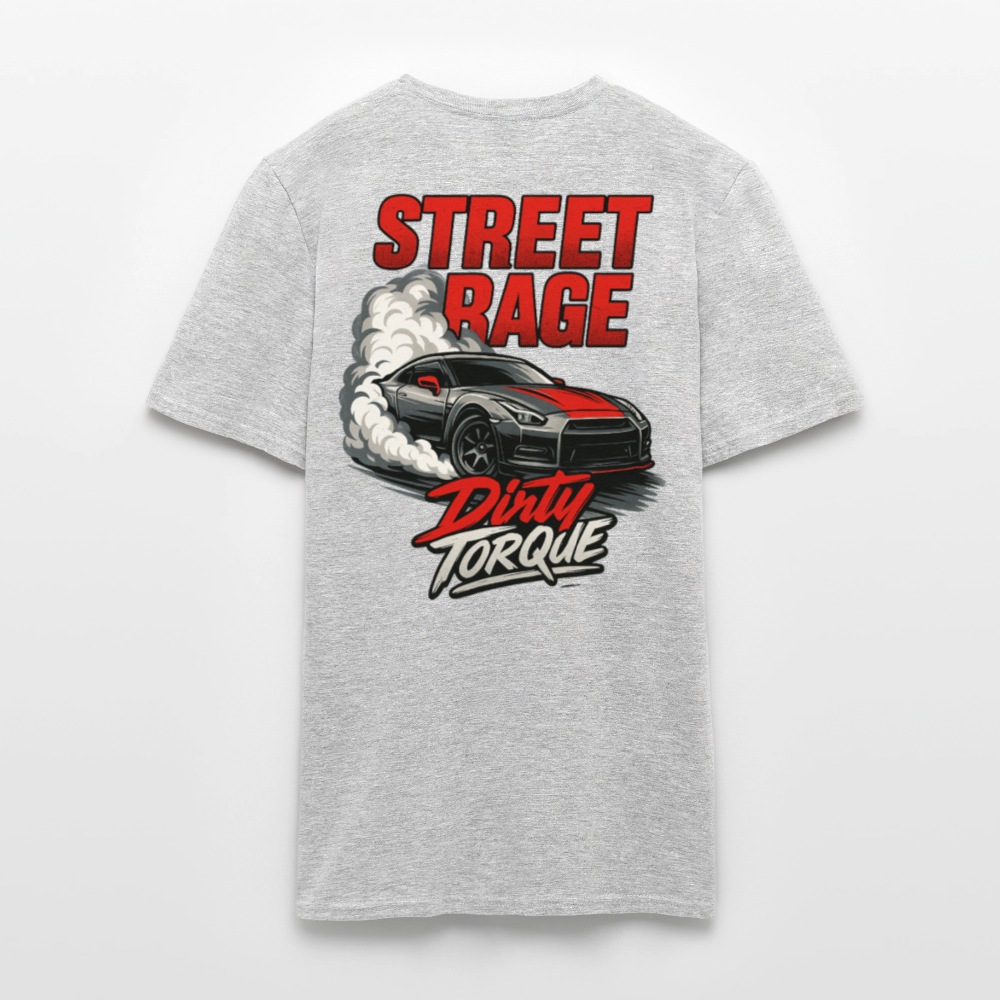 DirtyTorque Street Rage Tee Men - Grau meliert
