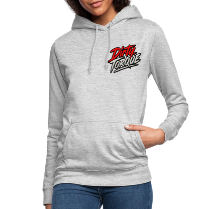 DirtyTorque No Boost No Fun Hoodie Women - Hellgrau meliert