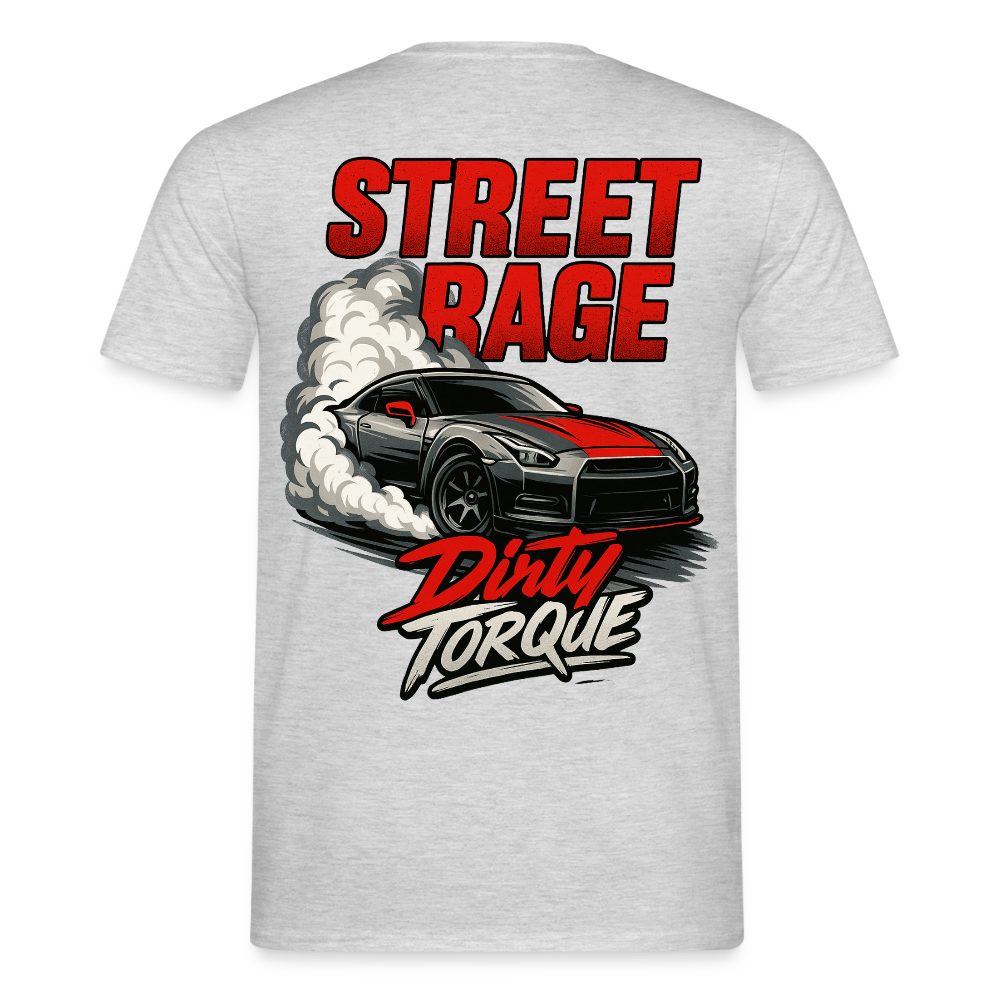 DirtyTorque Street Rage Tee Men - Grau meliert