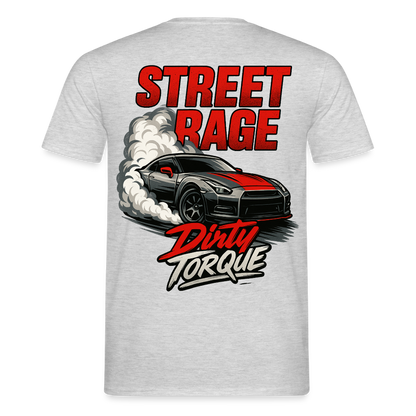DirtyTorque Street Rage Tee Men - Grau meliert