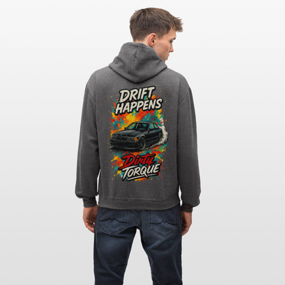 DirtyTorque E36 Drift  Premium Hoodie Unisex - Anthrazit/Schwarz