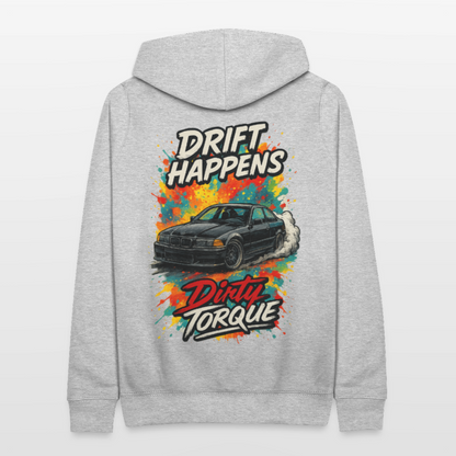 DirtyTorque E36 Drift Frauen Hoodie - Hellgrau meliert