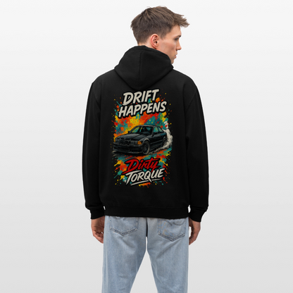 DirtyTorque E36 Drift  Premium Hoodie Unisex - Schwarz/Rot