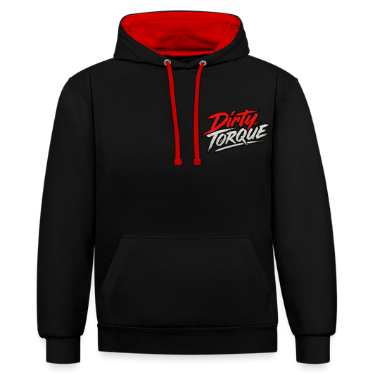 DirtyTorque E36 Drift  Premium Hoodie Unisex - Schwarz/Rot