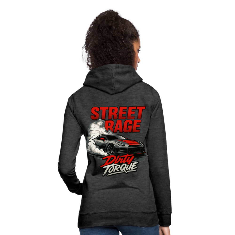 DirtyTorque Street Rage Hoodie Women - Anthrazit