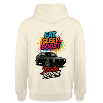 DirtyTorque Eat Sleep Boost Hoodie Unisex - Vanille-Milchshake