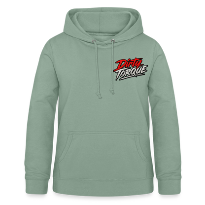 DirtyTorque Leakin' Hoodie Women - Graugrün