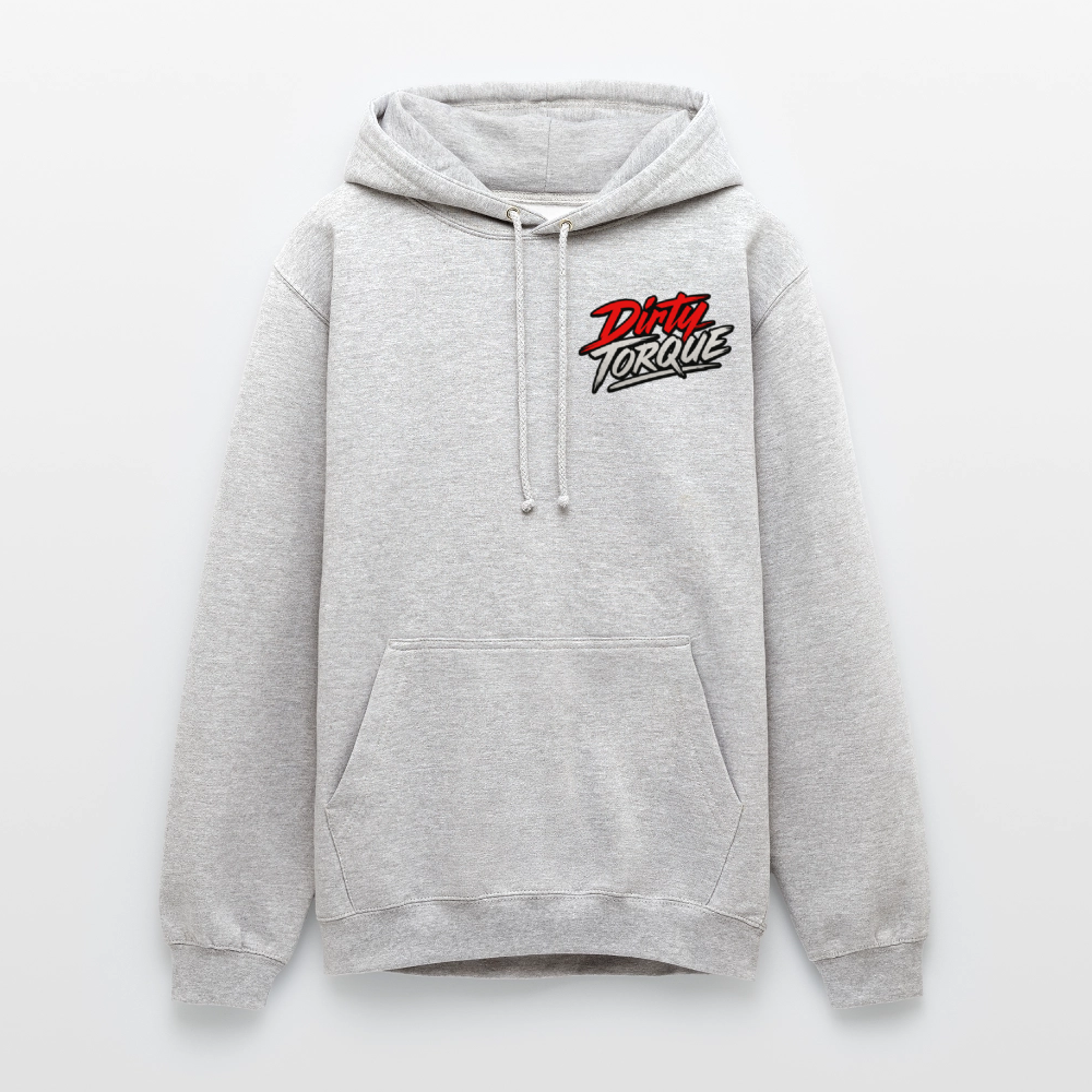 DirtyTorque No Boost No Fun Hoodie Unisex - Hellgrau meliert