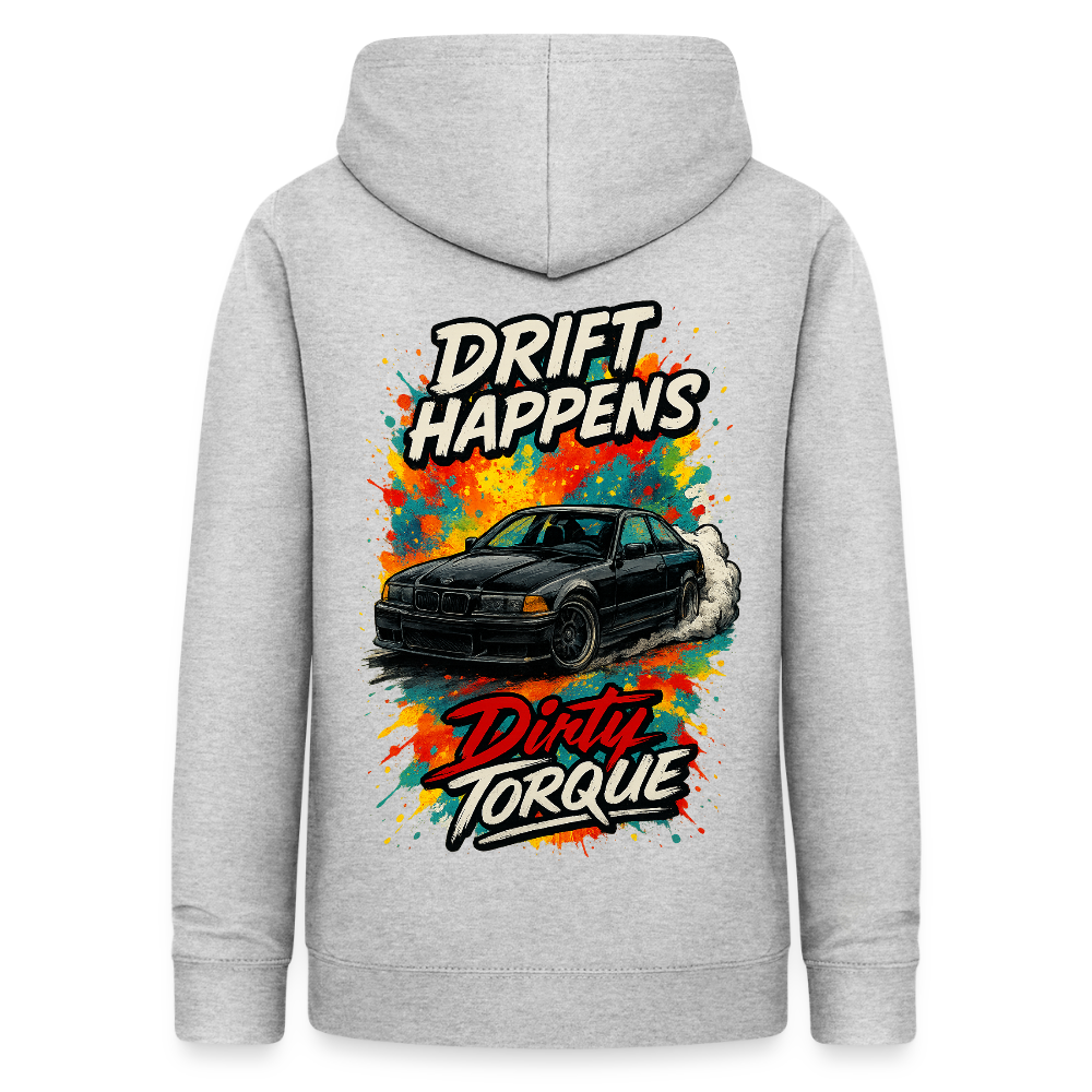 DirtyTorque E36 Drift Frauen Hoodie - Hellgrau meliert